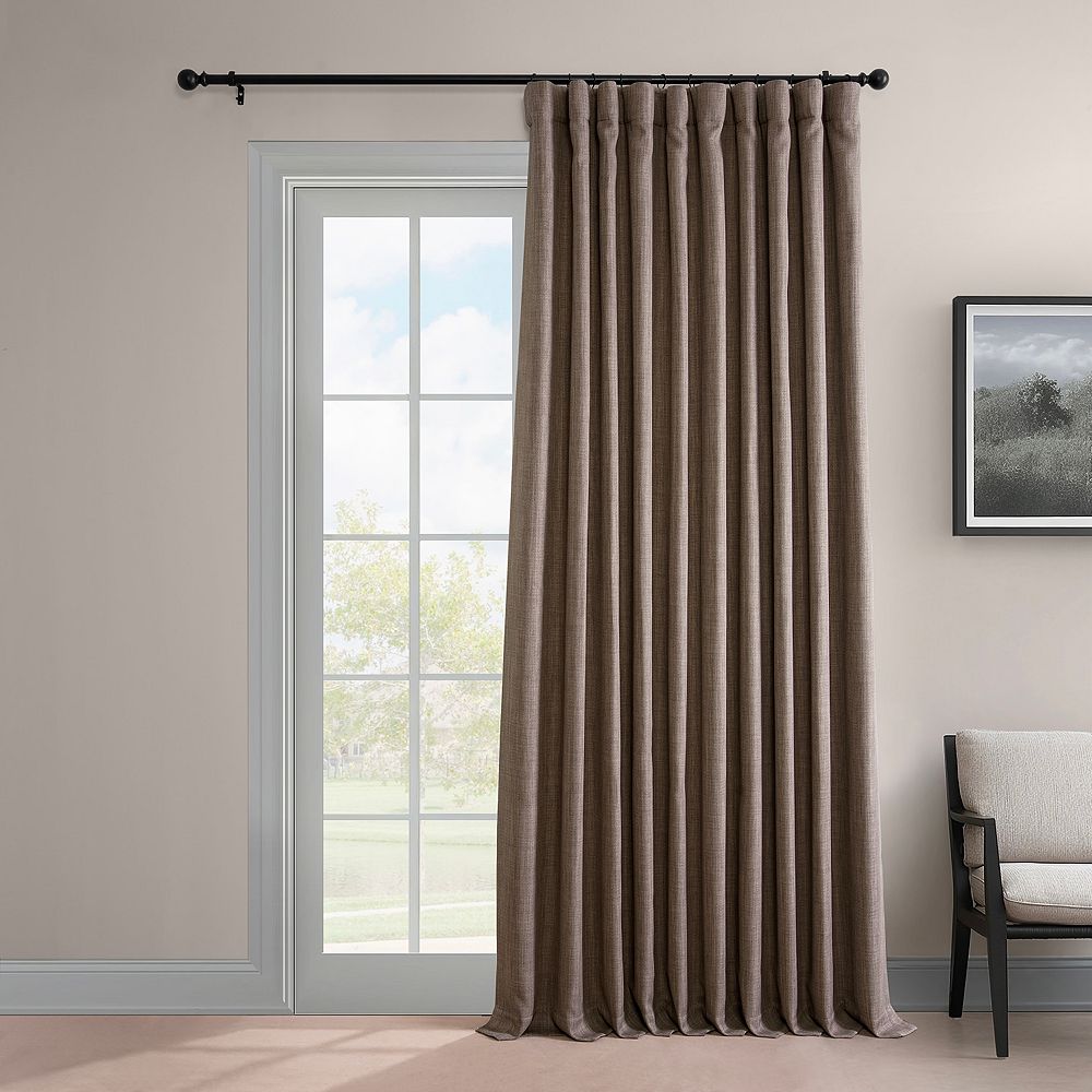 Шторы Half Price Drapes Extra Wide Textured Faux Linen