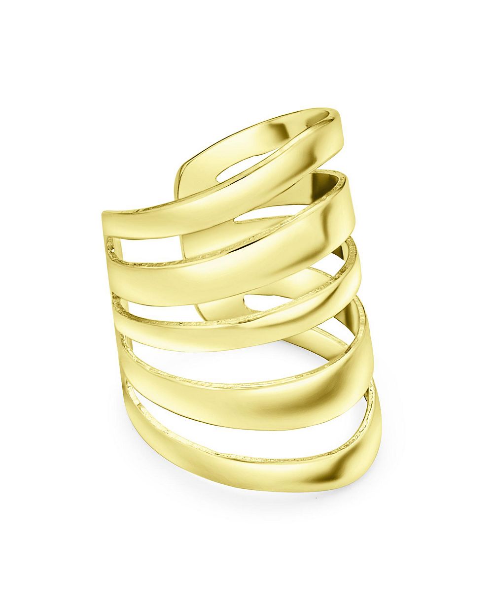 Серьги-кафф Bling Jewelry Minimalist Geometric Ear Cuff Cartilage Clip Wrap Helix