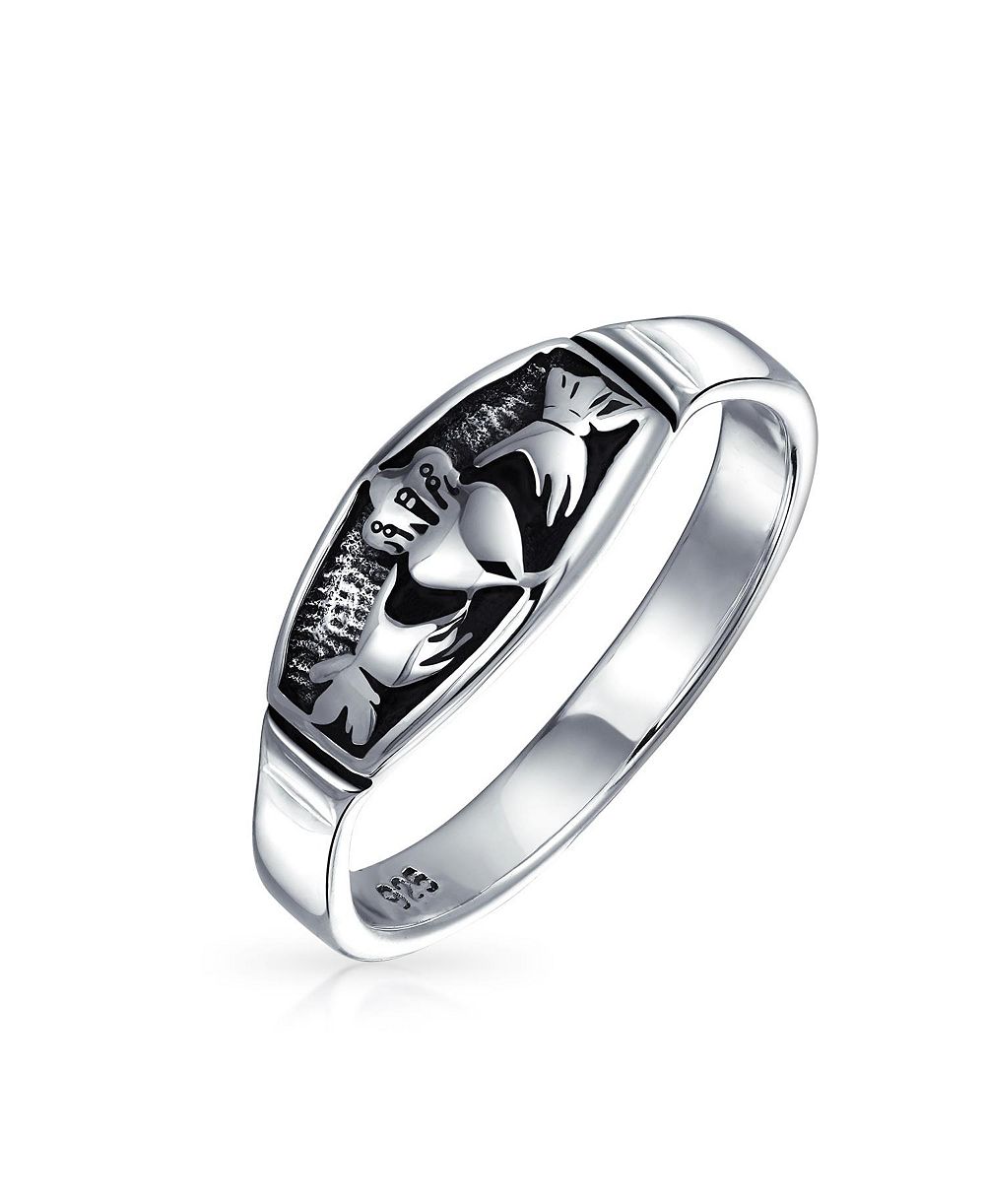 Кольцо BFF Friendship Celtic Claddagh из серебра 925 пробы, Bling Jewelry