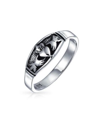 Кольцо BFF Friendship Celtic Claddagh из серебра 925 пробы, Bling Jewelry