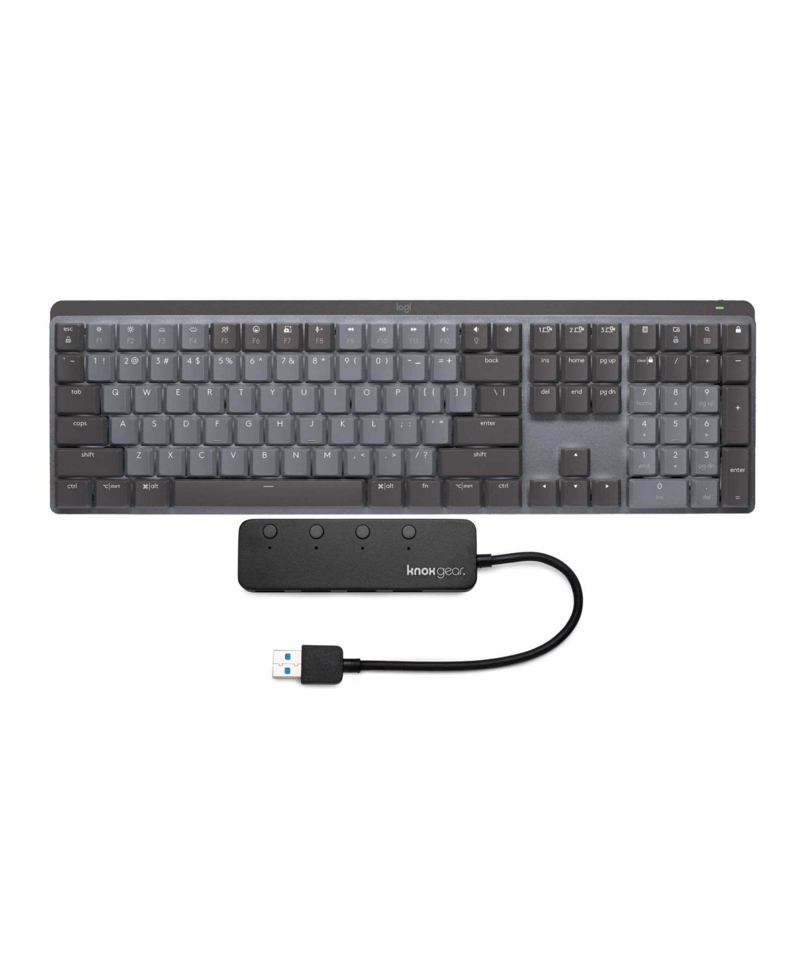 Logitech MX Mechanical Wireless Illuminated Full-Size Keyboard for PC/Mac