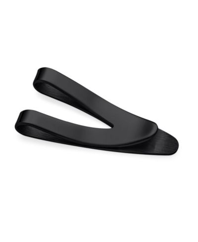 Bling Jewelry V-Shaped Large Wide Strong Plain Money Clip Card Holder Stainless Steel