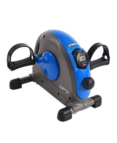 Stamina Compact регулируемый мини-тренажер для ходьбы под столом, синий