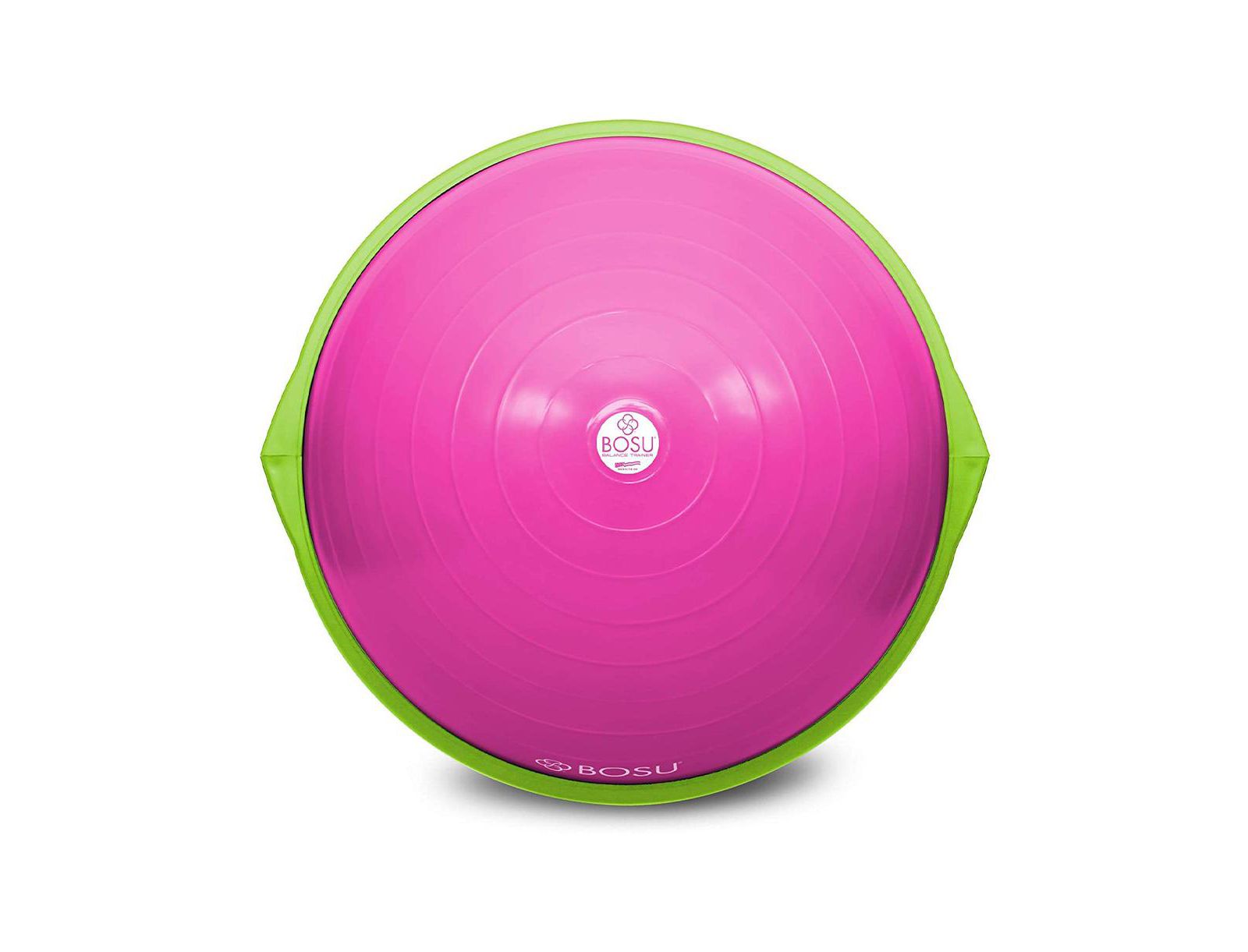 Bosu 72-10850 The Original Balance Trainer 65 cm Diameter, Pink and Lime Green