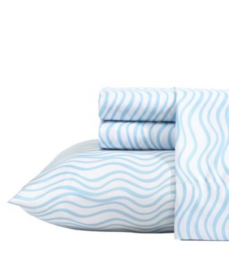 Комплект из 4 простыней Nautica Printed Cooling Microfiber Queen