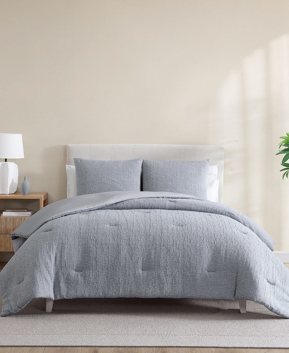 Комплект постельного белья Nautica Nautical Stitch Chambray 2-Pc. Comforter Set, Twin