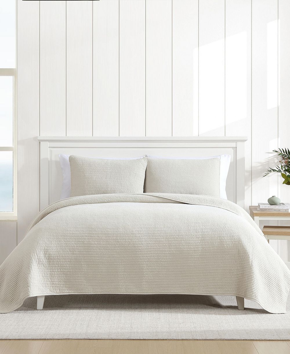 Nautica Seashore Stitch Washed 2-Pc. Quilt Set, Twin