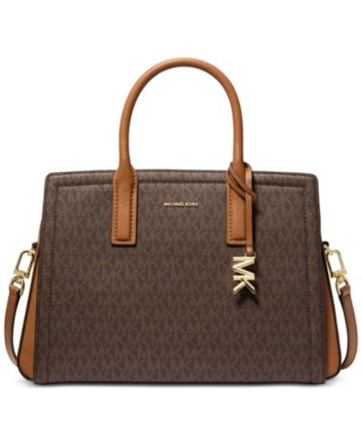 Сумка Michael Kors Laila Medium Signature Logo Satchel