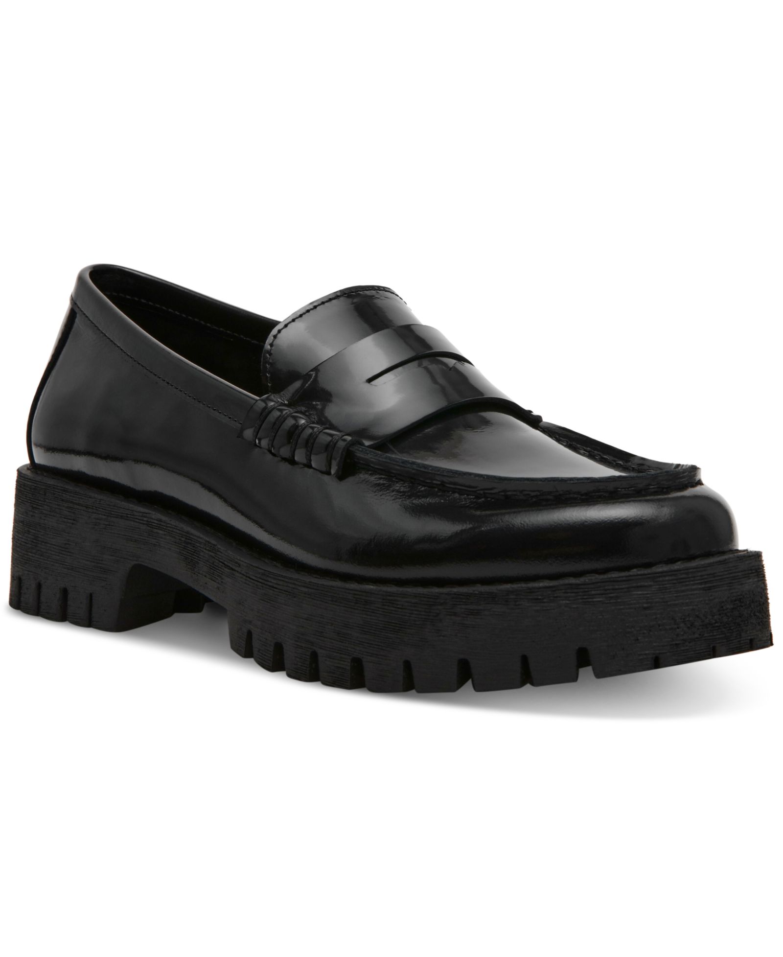 Steve Madden Women's Langsten Lug-Sole Tailored Loafers