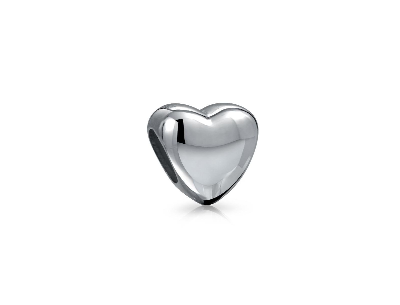 Подвеска Bling Jewelry Sterling Silver Personalized Monogram Alphabet A-Z Initial Heart