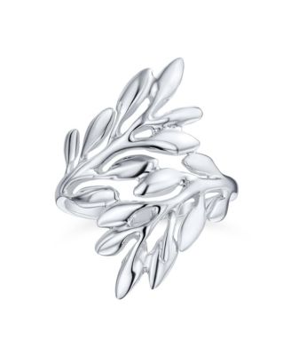 Bling Jewelry кольцо из стерлингового серебра с листьями плюща