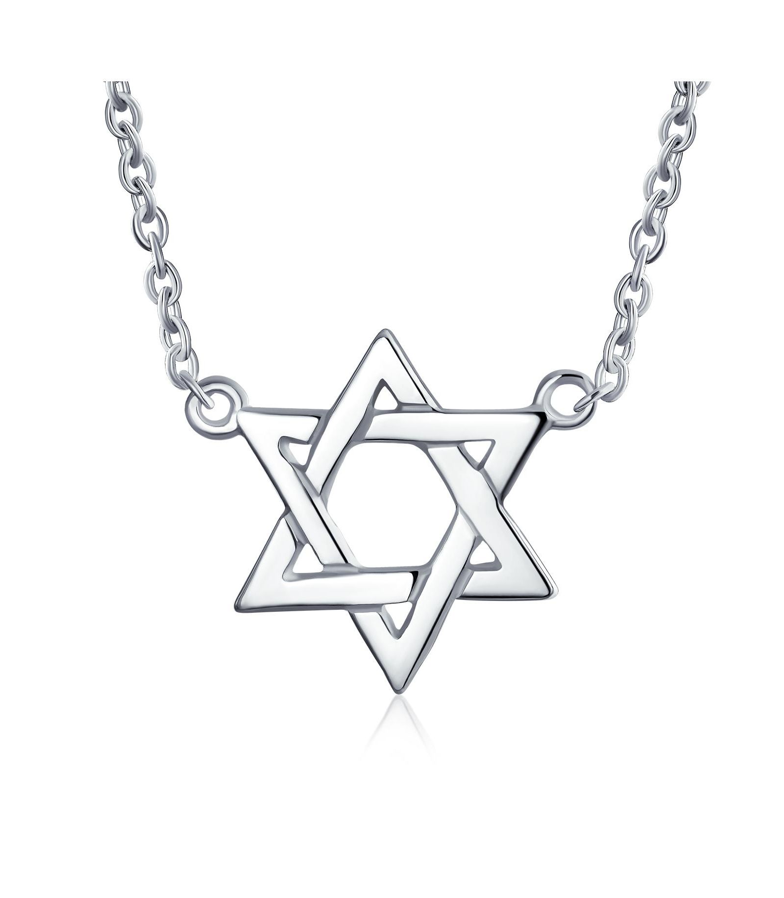 Bling Jewelry подвеска Magen Judaic Star Of David, plated