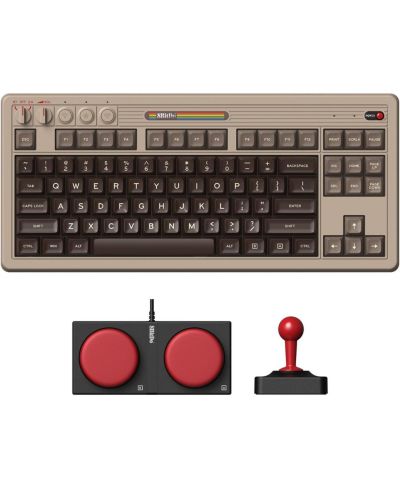 Механическая игровая клавиатура 8Bitdo Retro Programmable C64 Edition Bluetooth