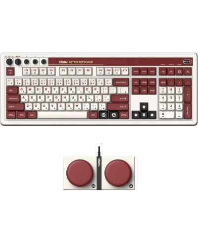 8BitDo беспроводная механическая игровая клавиатура с цифровым блоком для Windows и Android
