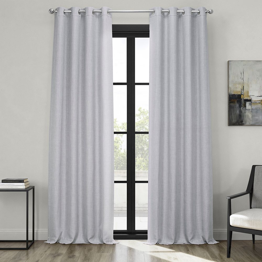 Шторы Half Price Drapes Grommet Textured Faux Linen Room Darkening