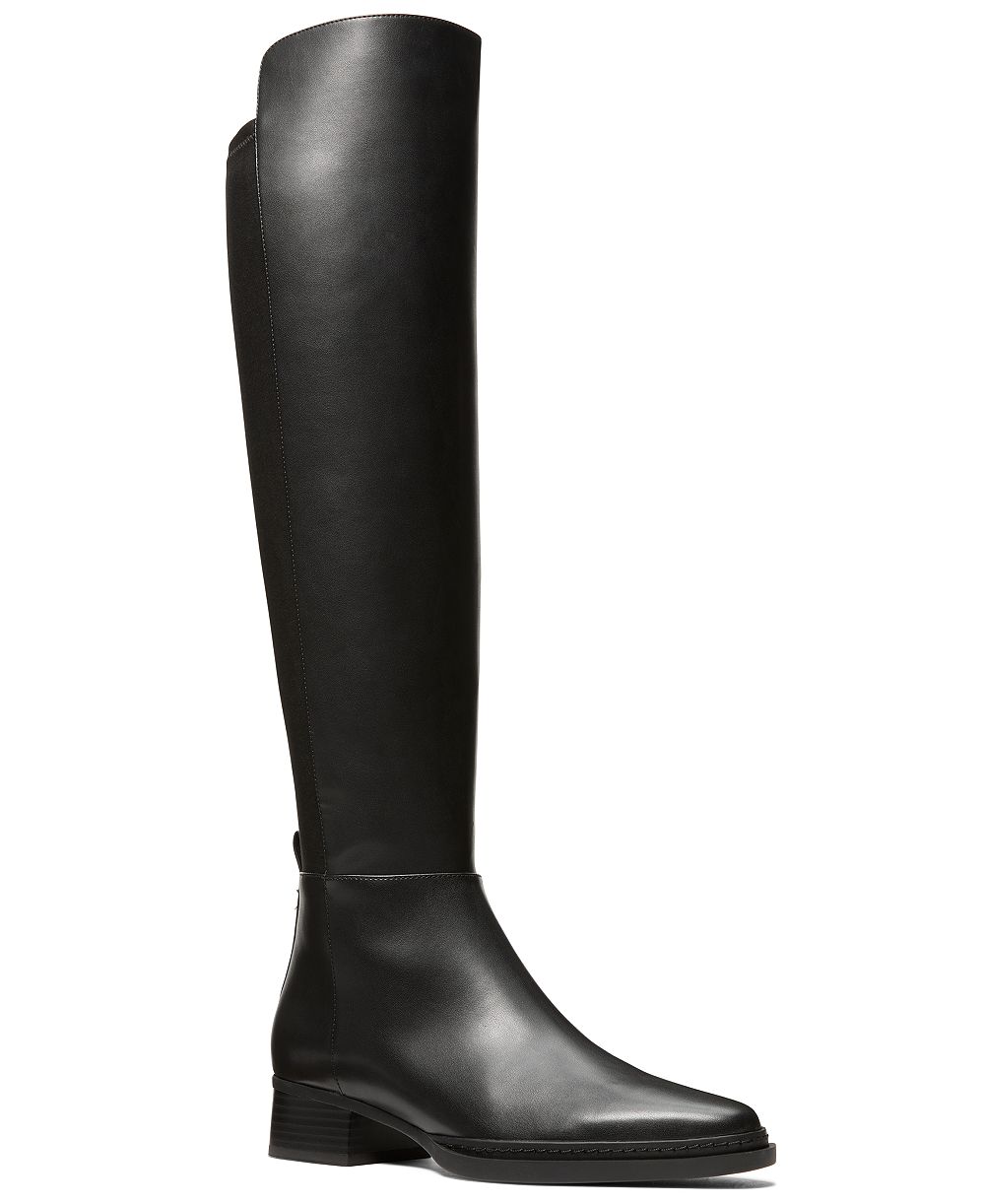 MICHAEL Michael Kors Women's Lex Block Heel Wide Calf Boots
