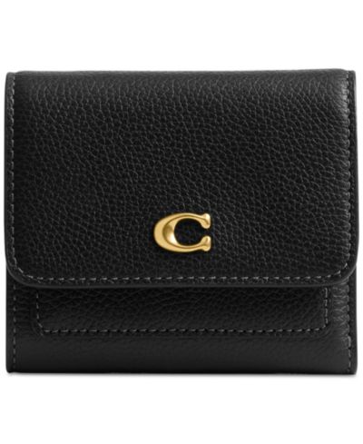 Кошелек COACH Mila Mini Leather Flap