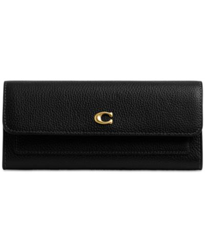 Кошелек COACH Mila Leather Long Flap