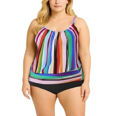 Женский танкини Swimsuits for All с легким вырезом Scoop Neck