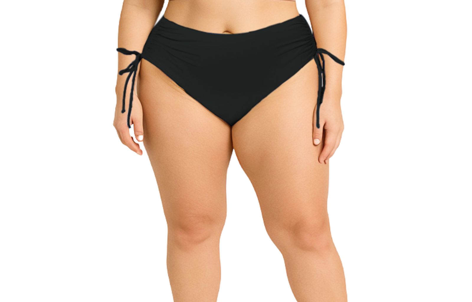 Swimsuits for All Women's Virtuoso Ruched Side Tie Tummy Control Bikini Bottom