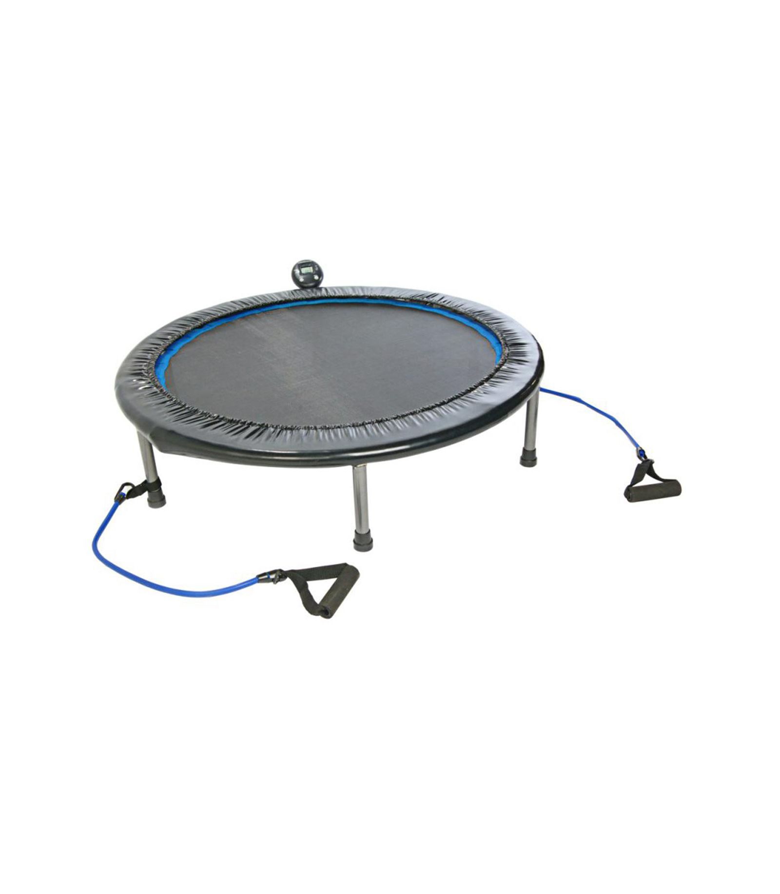 Stamina Products 35-1632 38 Inch Intone Plus Rebounder Cardio Trampoline with Resistance Bands, Coaching App, and Built-In Tracker Monitor