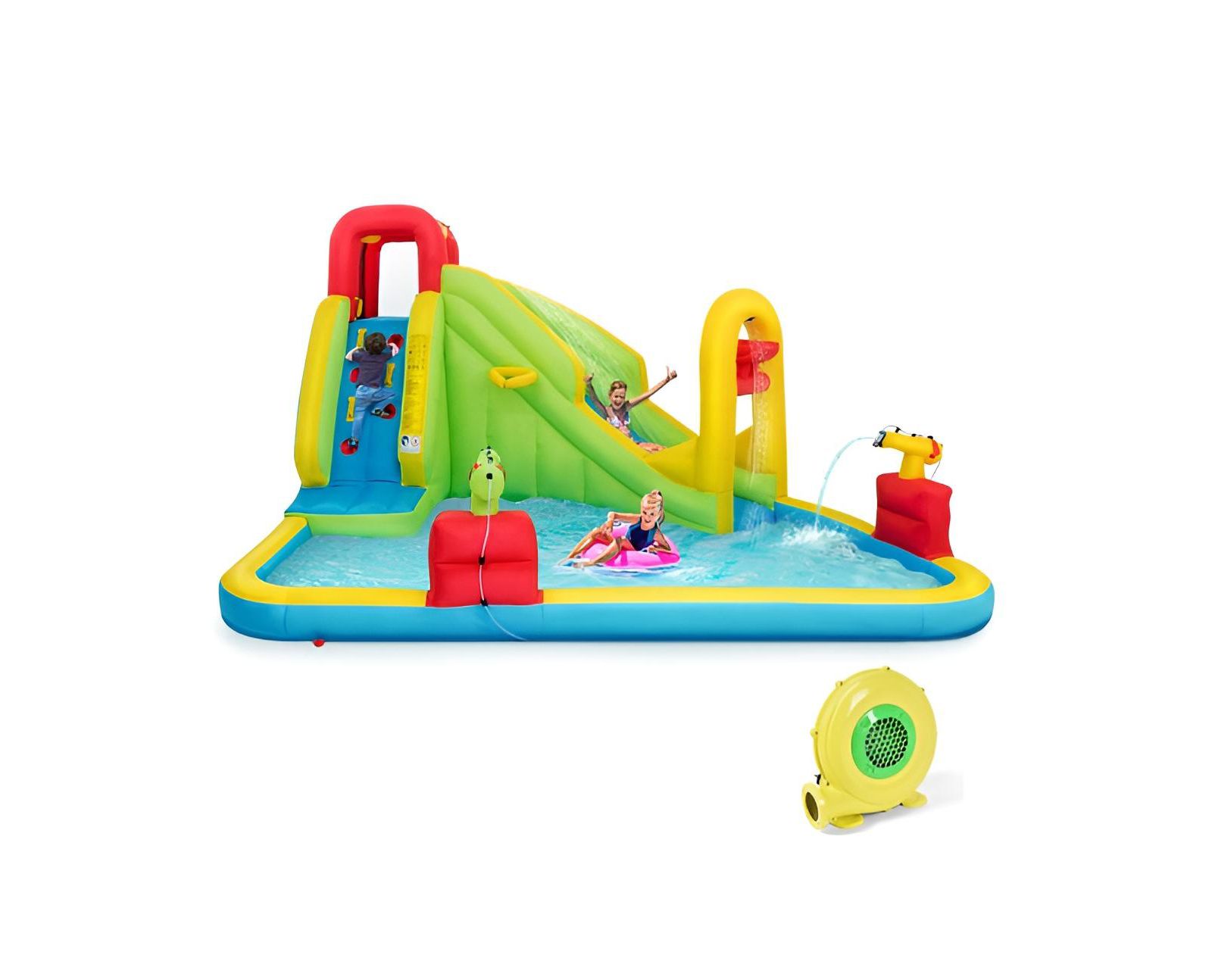 Надувной водный игровой комплекс для детей Outdoor Inflatable Water Bounce House