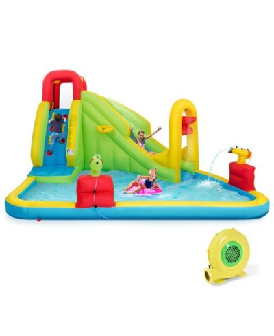 Надувной водный игровой комплекс для детей Outdoor Inflatable Water Bounce House