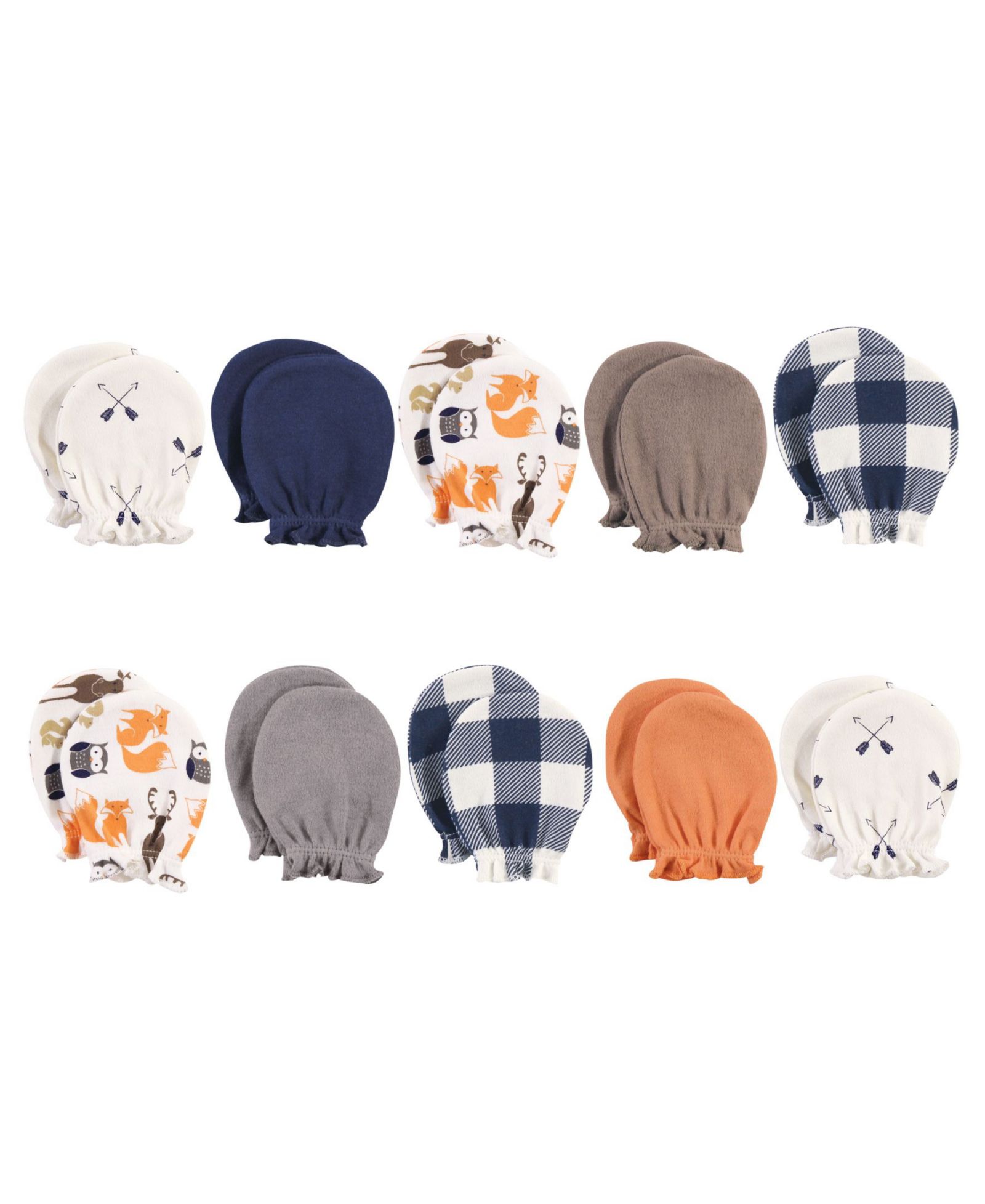 Детские варежки Hudson Baby Soft Cotton Anti-Scratch для мальчиков