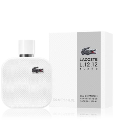 Lacoste Мужской L.12.12 Blanc Eau de Parfum Спрей, 3.3 oz.