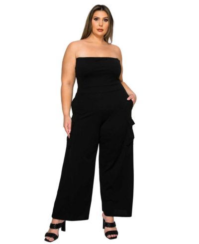 L I V D Женский комбинезон Plus Size Yumi без рукавов