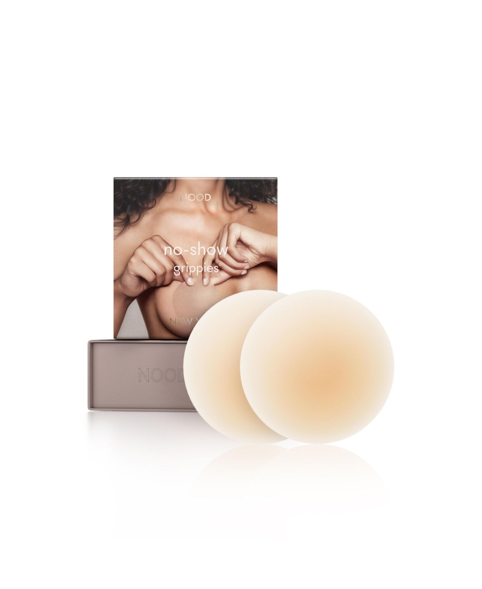NOOD Women's Grippies No-Show Reusable Non-Adhesive Nipple Covers