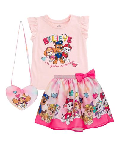 Детский комплект из топа, юбки и сумки Paw Patrol 3 Piece Outfit Set