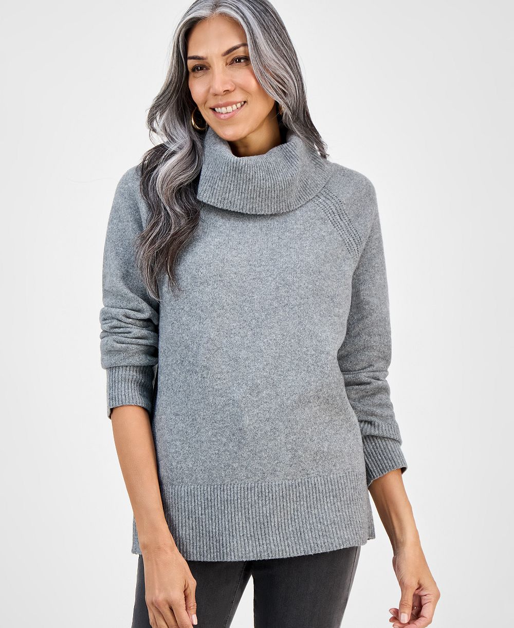 Style & Co Women's Cowl-Neck Sweater, Macy's Exclusive