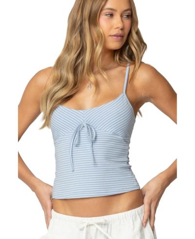 Женский топ Edikted Tova Striped Scoop Tank