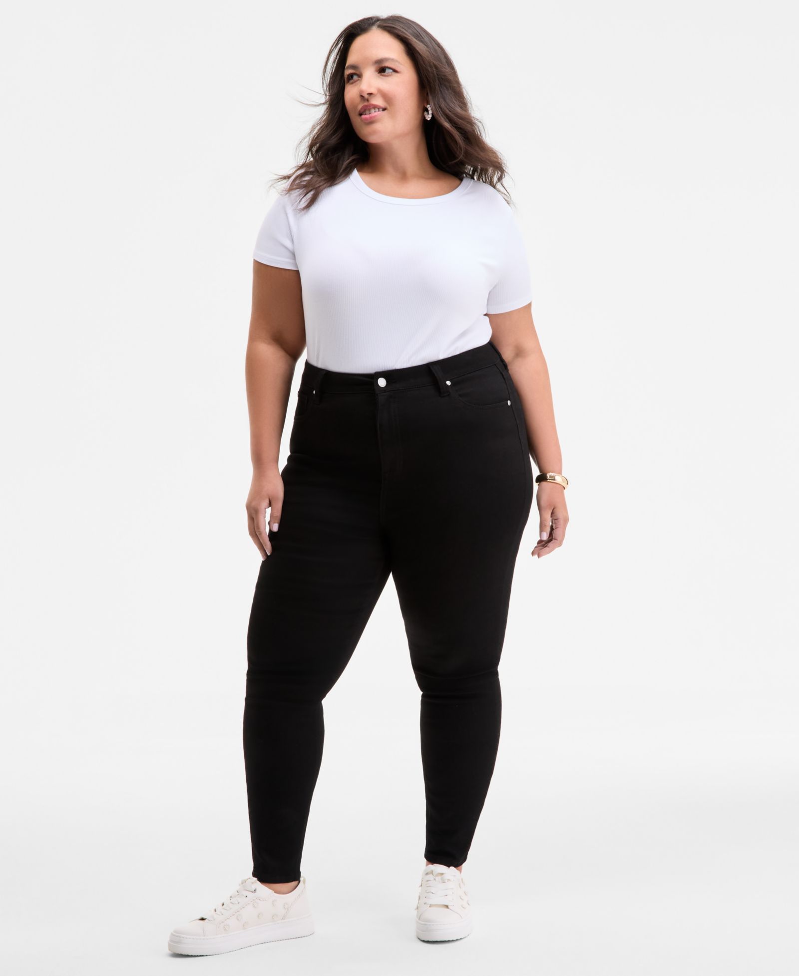 On 34th Джинсы Skinny Ankle High-Rise, Plus Size, эксклюзивно в Macy's