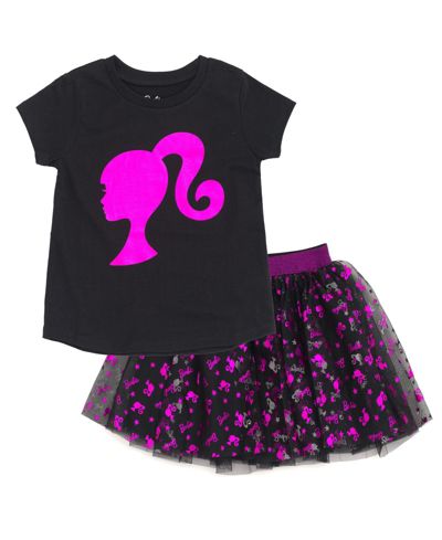 Футболка Barbie Girls Metallic Print и юбка из фатина