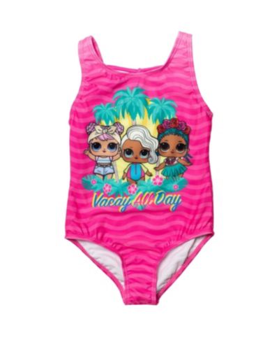 L.O.L. Surprise! Little Girls One Piece Bathing Suit