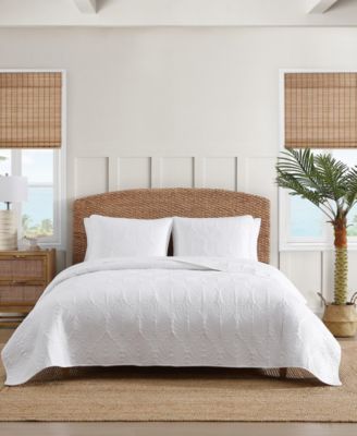 Tommy Bahama Line Palm хлопковый реверсивный комплект из 3 предметов для стеганого одеяла, King
