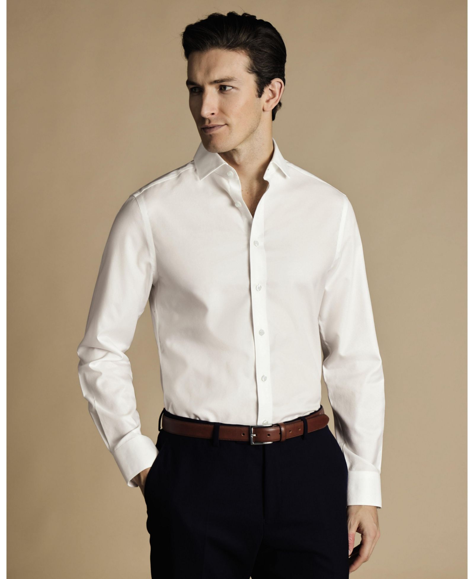 Мужская рубашка Charles Tyrwhitt Men's Slim-Fit Dress Shirt