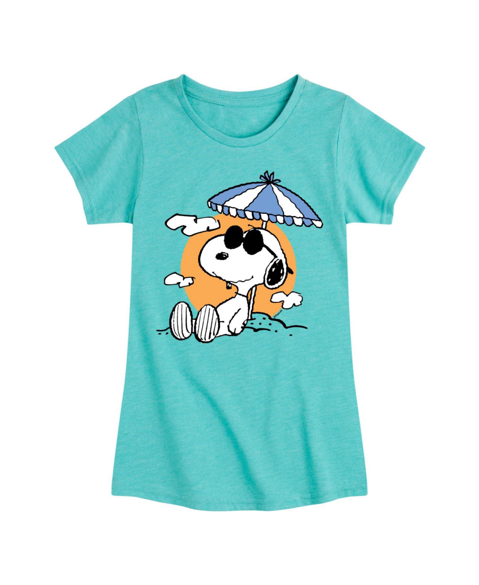 Peanuts Детская футболка Snoopy с принтом для пляжа