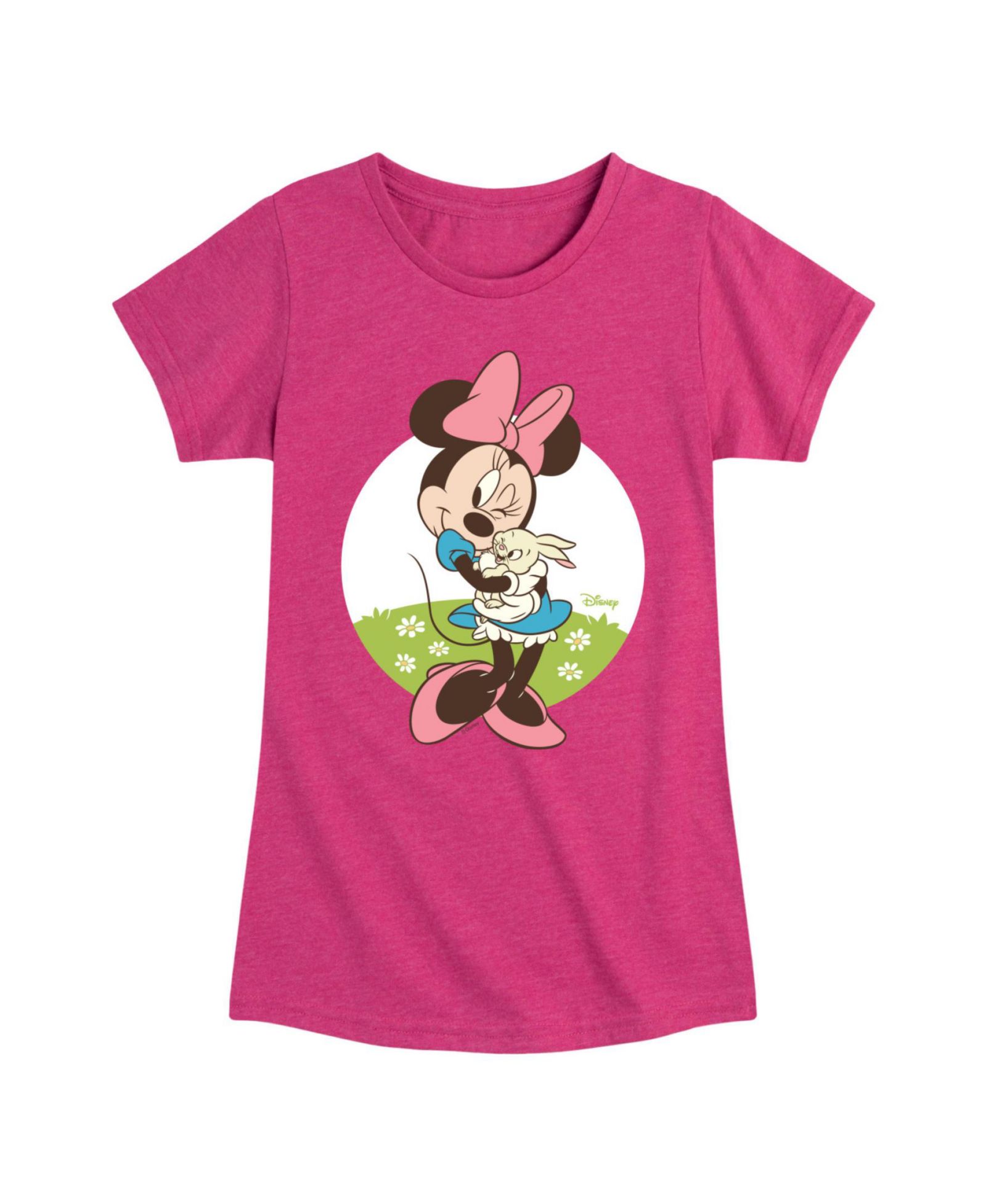 Disney Детская футболка с принтом Minnie Bunny Easter, короткий рукав
