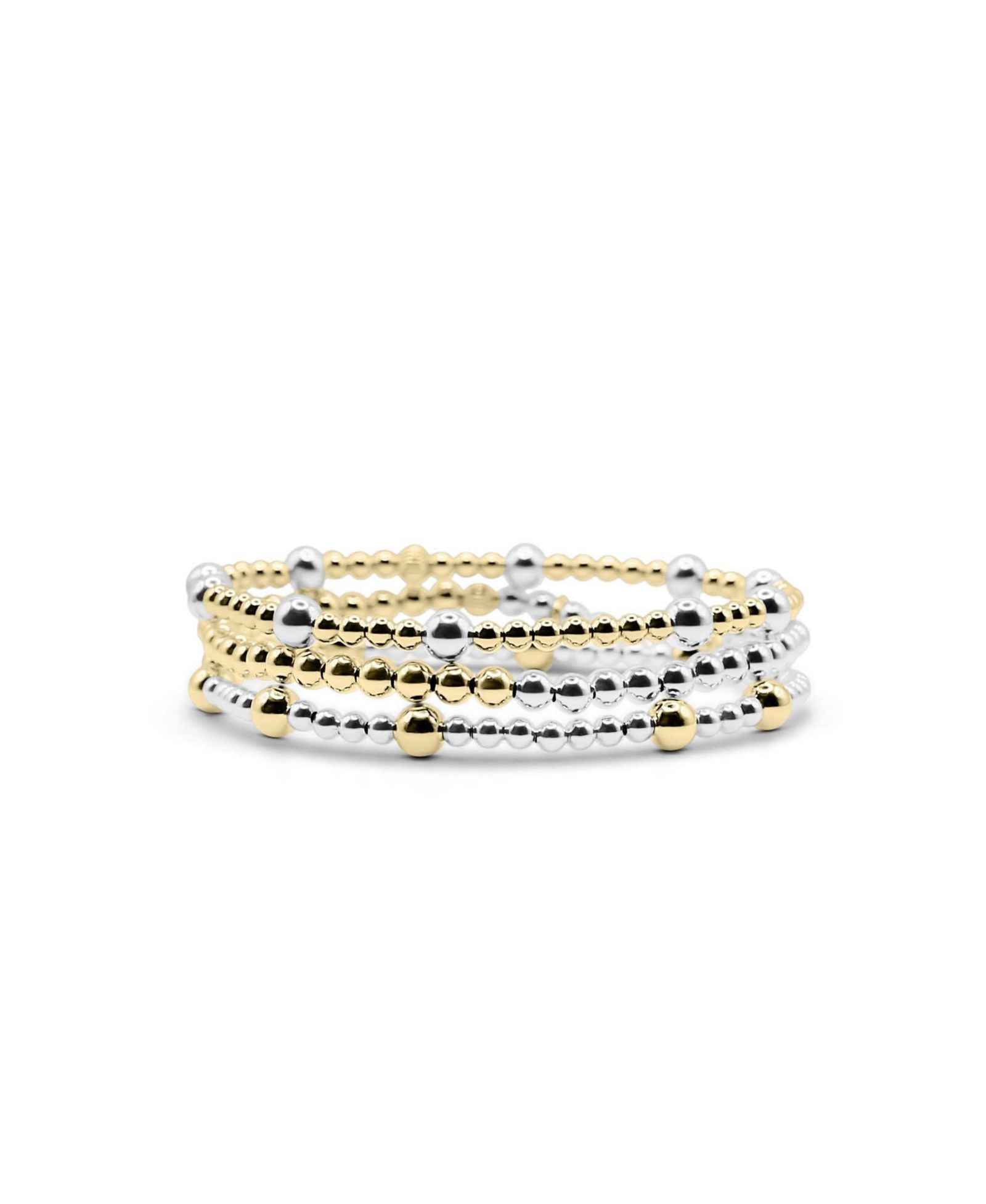 Filled and Sterling Bracelet Stack
