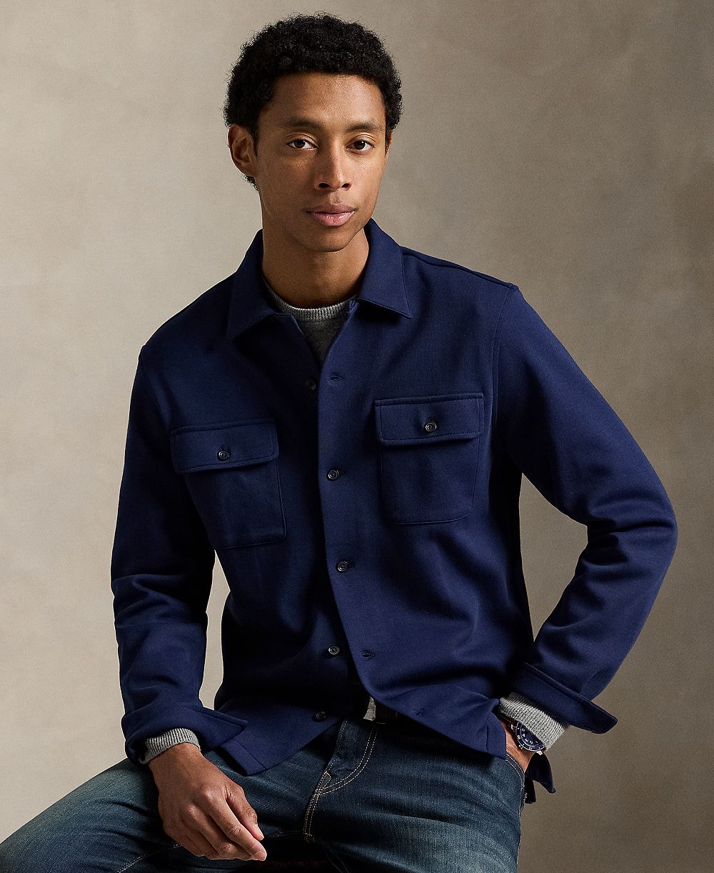 Мужская рубашка Polo Ralph Lauren Double-Knit Camp