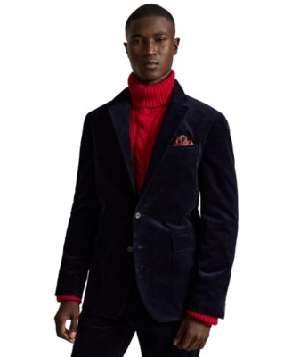 Polo Ralph Lauren, мужской пиджак из вельвета с современным эластичным кроем