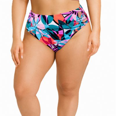 Женские плавки Swimsuits for All Side Shirred High Waist