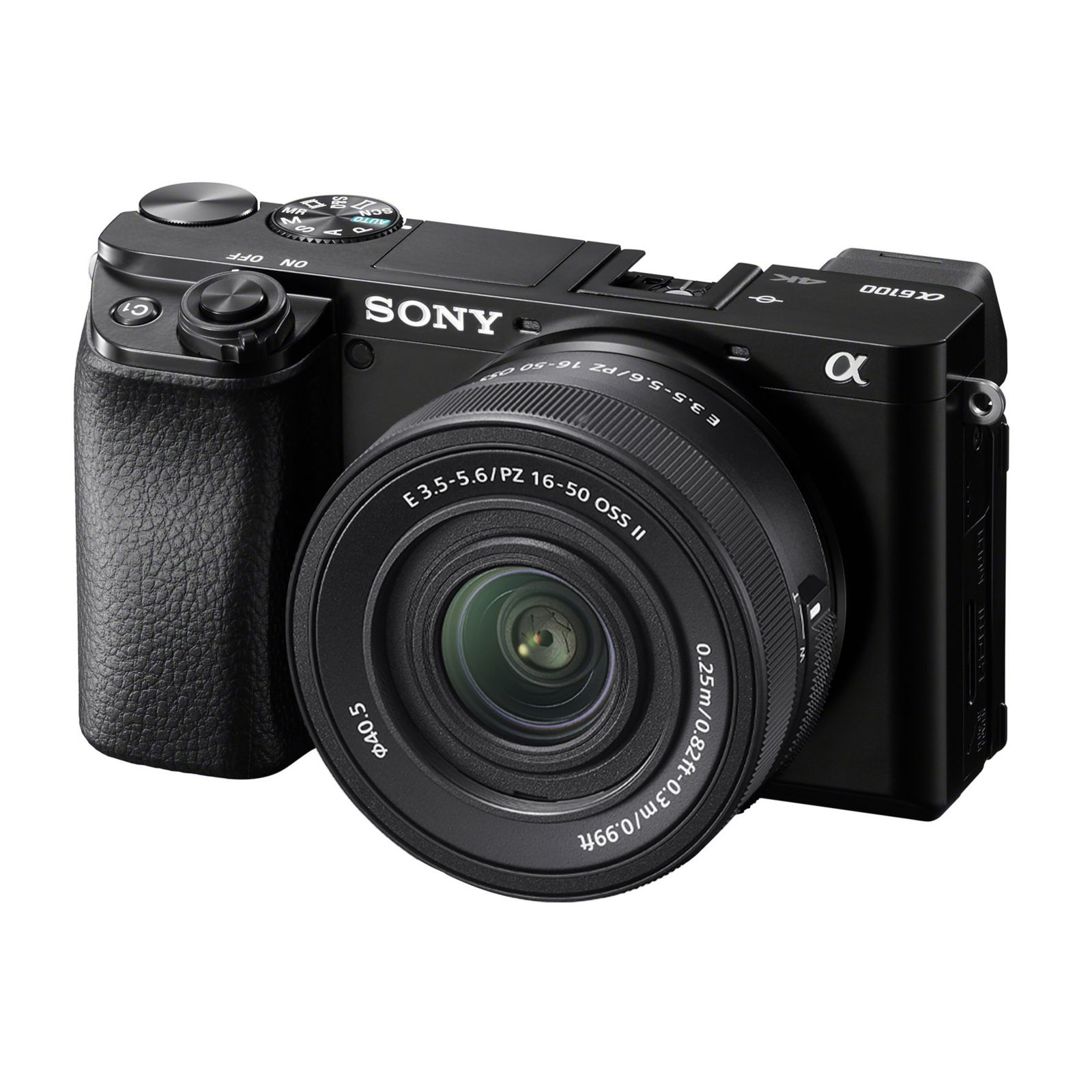 Sony Alpha a6100 24.2MP 4K Video Mirrorless Camera with 16-50mm Lens