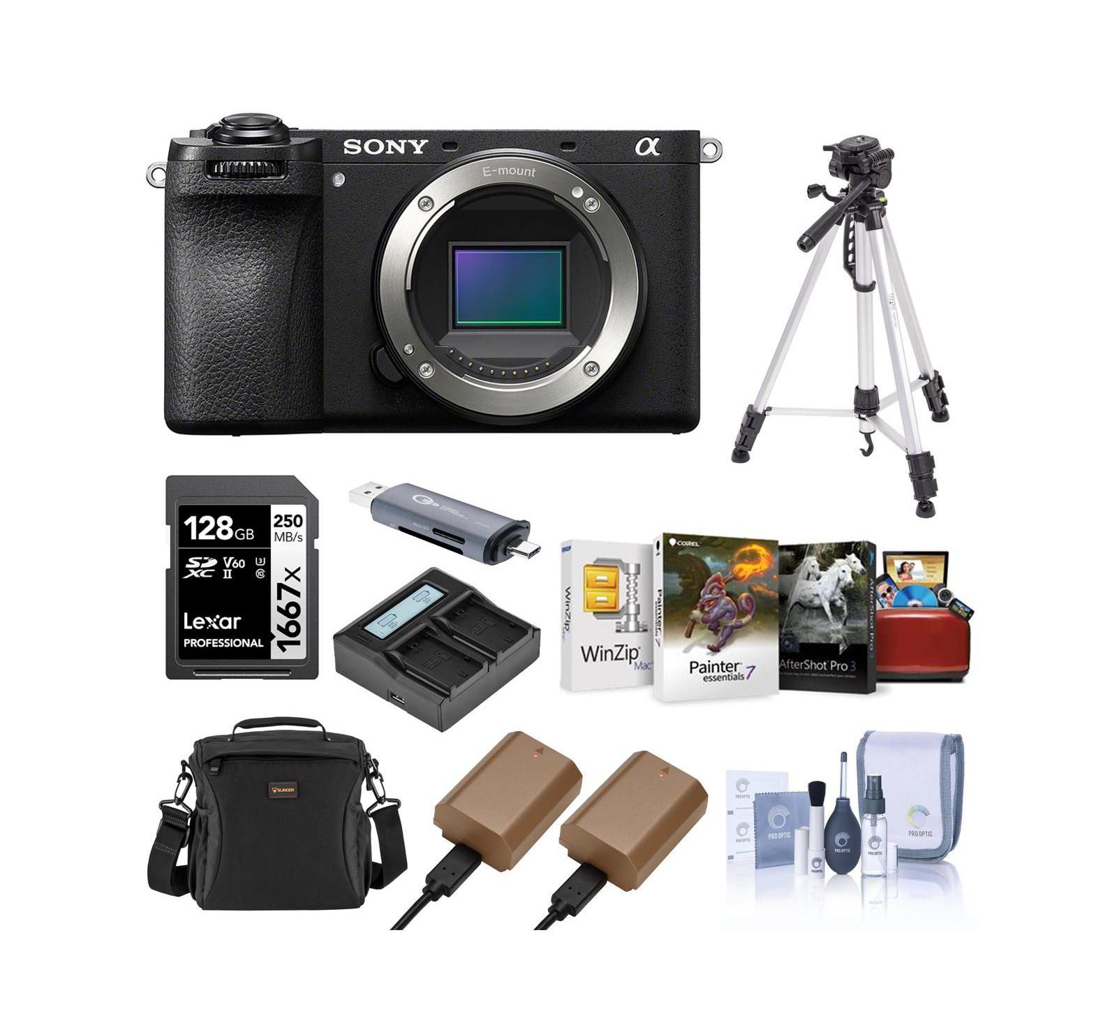 Зеркальная беззеркальная камера Sony Alpha a6700 с комплектом аксессуаров