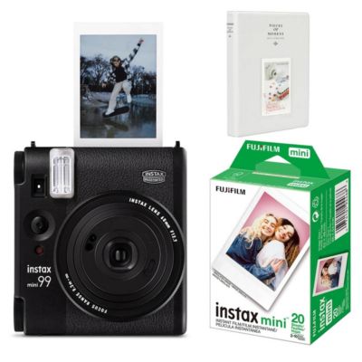 Фотоаппарат Fujifilm Instax Mini 99 Instant Film, Matte Bundle с набором пленки Instant Daylight, 20 Exposures + Slinger Photo Album