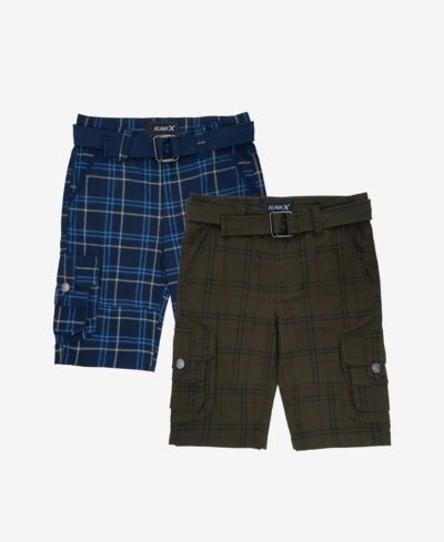 Navy plaid/olive plaid