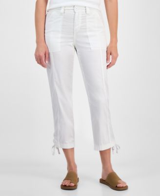 Style & Co Женские укороченные брюки с завязками на талии